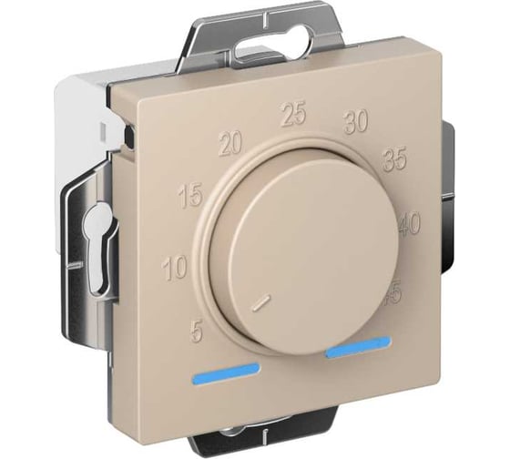 Термостат электронный теплого пола Systeme Electric с датчиком AtlasDesign, 10 А, механизм, песочный ATN001235 8 шт 4690201022145 1