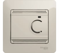 Регулятор теплого пола Systeme Electric ( Schneider Electric) Glossa Молочный с датчиком в сборе GSL000938 4 шт 13606480982955