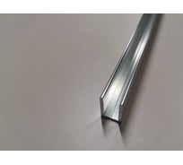 Профиль для душевых перегородок ДИАЛ под стекло 8мм, серебро анод полировка 3000-6063 4687207251402