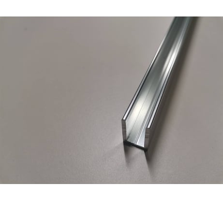 Профиль для душевых перегородок ДИАЛ под стекло 8мм, серебро анод полировка 2000-6063 4687207251389