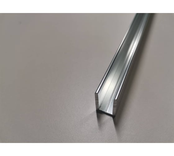 Профиль для душевых перегородок ДИАЛ под стекло 8мм, серебро анод полировка 2000-6063 4687207251389 1