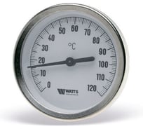 Термометр горизонтальный Watts 100- 50мм-1/2-120C F+R801 OR 0303040 PT50507008 10006066