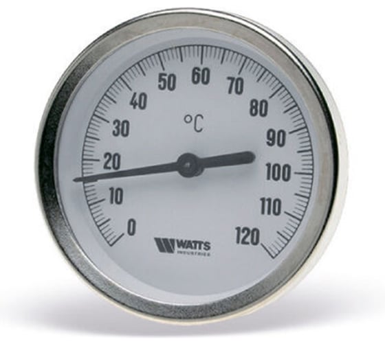 Термометр горизонтальный Watts 100- 50мм-1/2-120C F+R801 OR 0303040 PT50507008 10006066 1