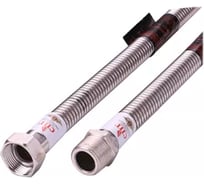 Газовая подводка сильфонная 3/4 150см гайка–штуцер гибкая AISI 304 по ГОСТ Р 56871-2016 для плиты, панели и котла VIEIR MQBW150