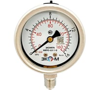 Манометр ЭКО-М Экомера МД90-63мм 0..16МПа G1/4 (для гидрозаполнения)
(ТН ВЭД 9026204000) МД90-63-G-16МПа