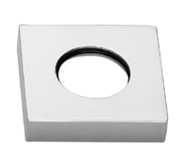 Отражатель квадратный плоский для смесителя ViEir 20шт, декоративная накладка из нержавеющей стали хромированная с внутренней резьбой 3/4, VR2094