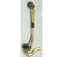 Обвязка для ванны латунная полуавтоматическая ViEir графит, VRQ30-G