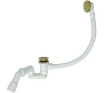 Обвязка для ванны пластиковая автоматическая ViEir, матовое золото, VRQ91-S