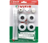 Набор для радиатора ViEiR 3/4, с тремя кронштейнами, для монтажа отопительных приборов VR13B