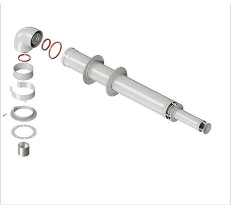 Коаксиальный универсальный комплект Royal Thermo АНТИЛЕД 60/100 - 1000 мм НС-1343679