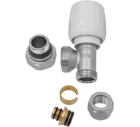 Вентиль регулировочный угловой верхний ViEiR 1/2 х 16х2.0 для балансировки радиаторных контуров VR434-01