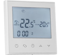 Термостат комнатный электронный ViEiR сенсорный, с датчиком на корпусе, программируемый, для теплого пола и систем отопления VR406