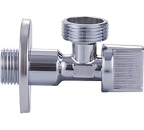 Кран угловой ViEiR с отводом, 1/2 х 1/2, хром, шаровой, для подключения смесителей и водоснабжения VER54