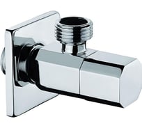 Кран угловой 8-гранный VIEIR 1/2 х 1/2, хромированный, запорный, для подключения водопровода VER36