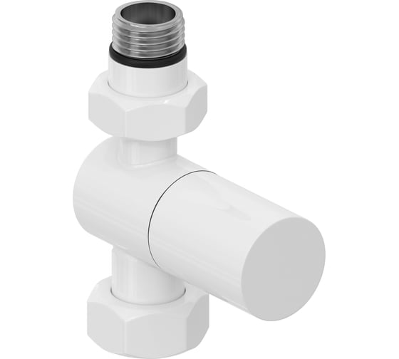 Вентиль прямой Сунержа (цилиндр) G 1/2 НР х G 3/4 НГ Белый 12-1401-1234 1