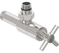 Вентиль угловой Сунержа (крест) G 1/2 НР х G 1/2 НР Без покрытия 00-1408-1212