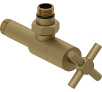 Вентиль угловой Сунержа (крест) G 1/2 НР х G 1/2 НР Матовое золото 032-1408-1212