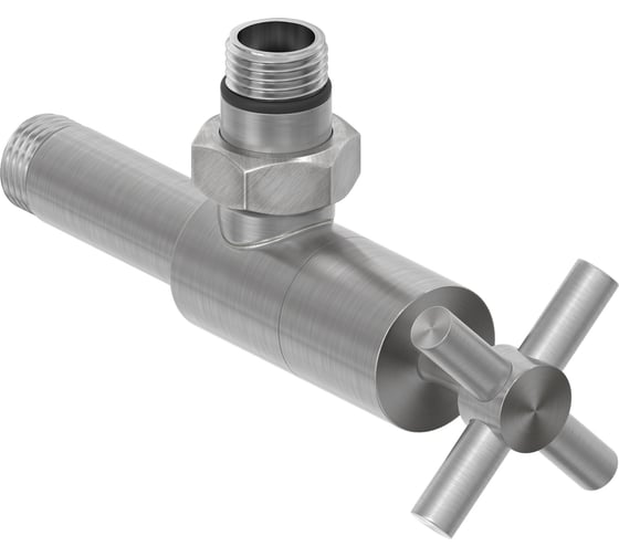 Вентиль угловой Сунержа (крест) G 1/2 НР х G 1/2 НР Сатин 071-1408-1212 1