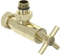 Вентиль угловой Сунержа (крест) G 1/2 НР х G 3/4 НГ Шампань 020-1408-1234