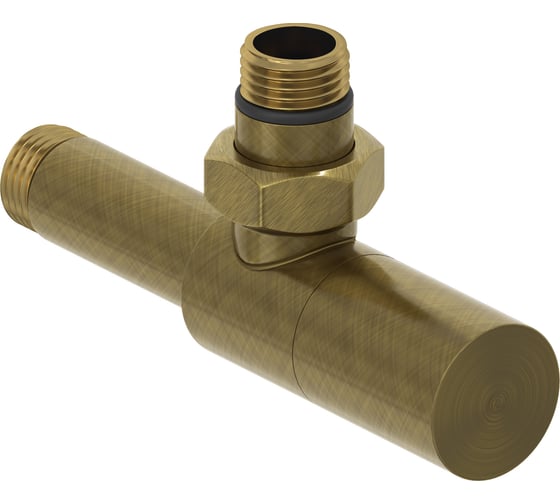 Вентиль угловой Сунержа (цилиндр) G 1/2 НР х G 1/2 НР Состаренная бронза 05-1400-1212 1