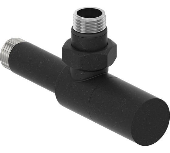 Вентиль угловой Сунержа (цилиндр) G 1/2 НР х G 1/2 НР Тёмный титан муар 15-1400-1212 1