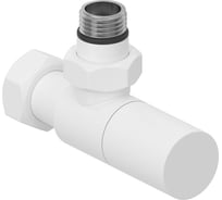 Вентиль угловой Сунержа (цилиндр) G 1/2 НР х G 3/4 НГ Матовый белый 30-1400-1234
