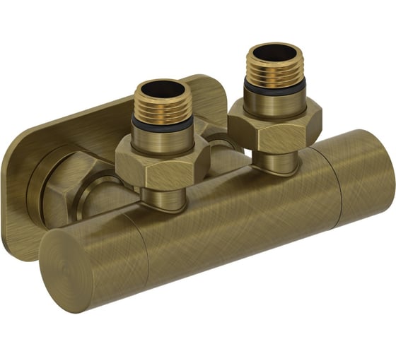 Вентиль 2х1/2 угловой скрытый-скрытый EU50 Сунержа Состаренная бронза 05-1416-1234 1