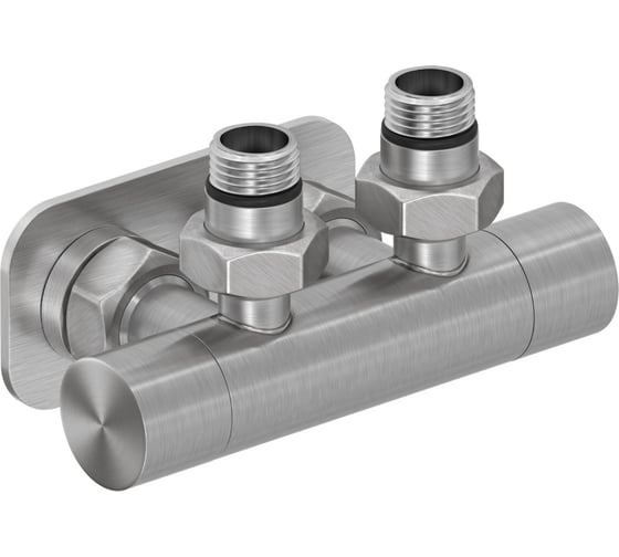 Вентиль 2х1/2 угловой скрытый-скрытый EU50 Сунержа Сатин 071-1416-1234 1