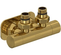 Вентиль 2х1/2 угловой скрытый-скрытый EU50 Сунержа Золото 03-1416-1234