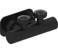 Вентиль 2х3/4 угловой скрытый-скрытый EU50 Сунержа Матовый черный 31-1418-3434