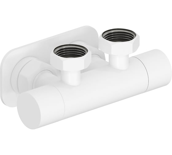 Вентиль 2х3/4 угловой скрытый-скрытый EU50 Сунержа Матовый белый 30-1418-3434 1