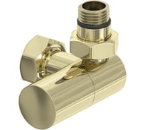 Вентиль 3D правый (цилиндр) Сунержа G 1/2 НР х G 3/4 НГ Шампань 020-1403-1234