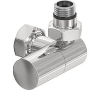 Вентиль 3D правый (цилиндр) Сунержа G 1/2 НР х G 3/4 НГ Без покрытия 00-1403-1234
