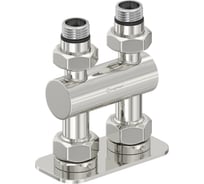 Модуль 2х1/2 прямой EU50 Сунержа Без покрытия 00-1537-1234