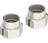 Комплект фитингов прямой Сунержа G 1 НГ х G 3/4 ВР / 2 шт Без покрытия 02101-1034