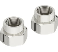 Комплект фитингов прямой Сунержа G 1 НГ х G 1/2 ВР / 2 шт Без покрытия 02101-1012
