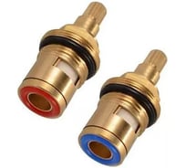 Кран-букса ViEir 24 шлицов, латунная, для смесителей кухни и ванной, универсальная, VRKP24-2