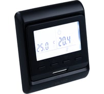 Хронотермостат электронный комнатный Valtec с датчиком температуры пола (черный) VT.AC709.B.0