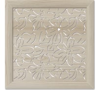 Экран для радиатора Стильный Дом Цветы 60x60 см, дуб сонома v547275