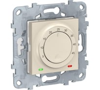Термостат теплого пола Systeme Electric UNICA NEW 10А, выносной термодатчик, бежевый NU550344