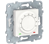 Термостат теплого пола Systeme Electric UNICA NEW 10А, выносной термодатчик, белый NU550318