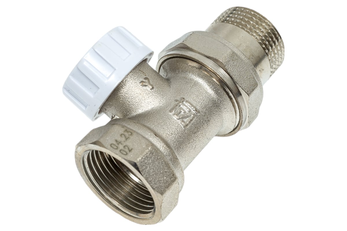 Клапан запорный прямой STI Ду20 Ру10 латунный резьбовой D220-00120 ...