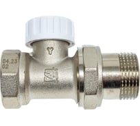 Клапан запорный прямой STI Ду20 Ру10 латунный резьбовой D220-00120