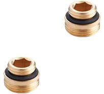 Переходник MVI для узла нижнего подключения радиатора с прокладкой 1/2"х3/4"евроконус (упак 2 шт) TR.430.0405