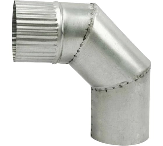 Колено круглое KRAFTAIR для воздуховодов 100 мм Колено 100 1