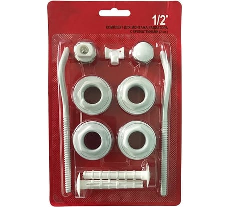 Комплект для монтажа радиатора AQUAPROM с 2-мя кронштейнами AP1/2-2 00-00011698 00-00008625