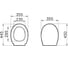 Универсальное сиденье для унитаза Vitra дюропласт с микролифтом 84-003-019 2