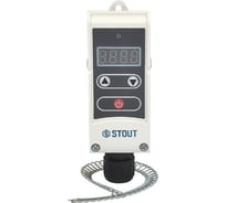 Термостат накладной электронный с пружинным фиксаторо STOUT STE-1006-200580 RG009455R1GA35