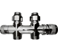 Узел нижнего подключения Armature термостатический Lunar прямой 1/2х3/4Е ,Хром Primoclima Armature Primoclima PCART889AC