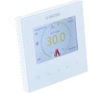 Комнатный WIFI-хронотермостат Valtec с цветным дисплеем для электрического теплого пола, белый VT.AC613.W.0